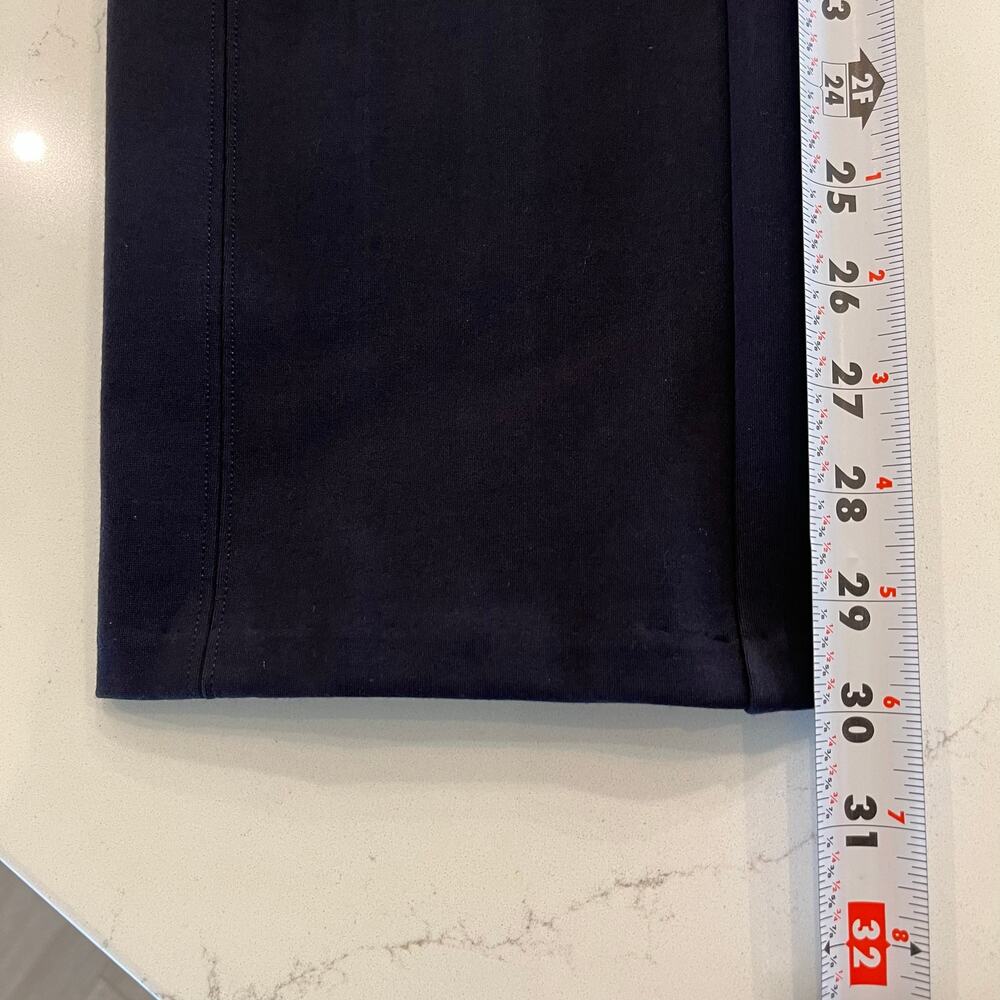 Spanx SPANXsupersmooth PerfectFit Ponte Slim Straight Pant in Navy Size Large - Picture 11 of 12